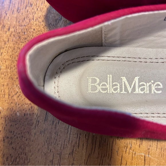 Bella Marie “Dana” Red Shimmer Ballet Flats | Size 3 - Picture 11 of 17